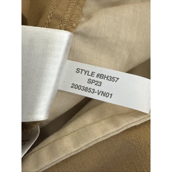 J.Crew Women's Plus 3X Pullon Wide Leg Stretch Pants Camel Tan EUC Inseam 27" - Picture 6 of 10